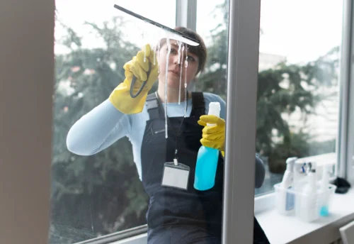 Nettoyage de vitres intérieures et extérieures à Marchampt